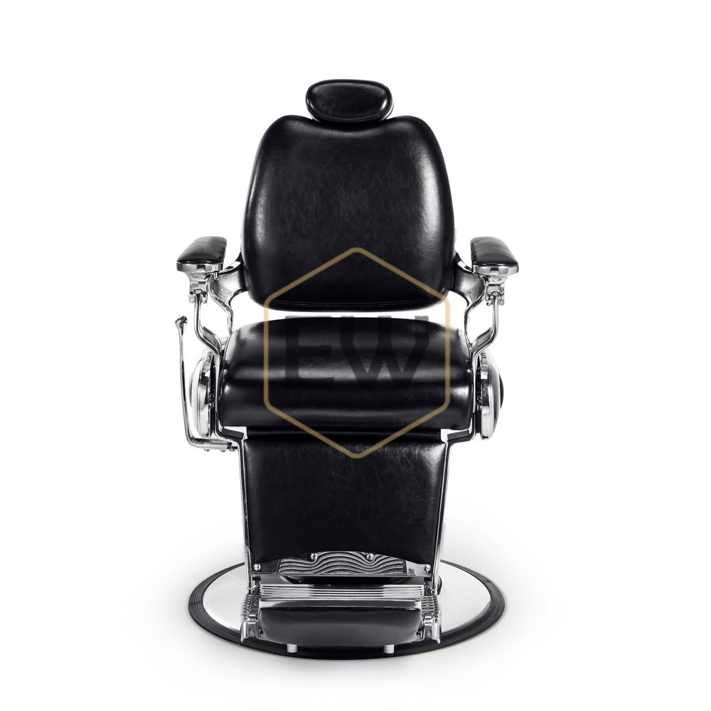 Cadeira de barbeiro premium Black 【BARBEARIA】