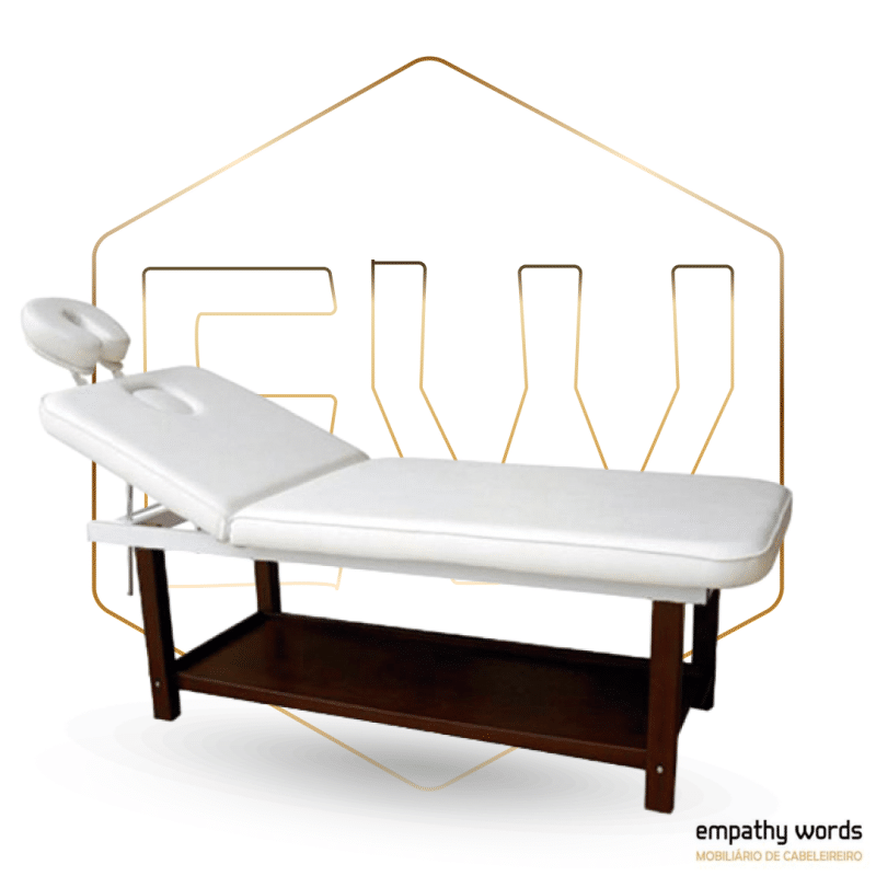 Marquesa de massagem de madeira marrom escuro (PVC) Ewwk-WKS001.A26
