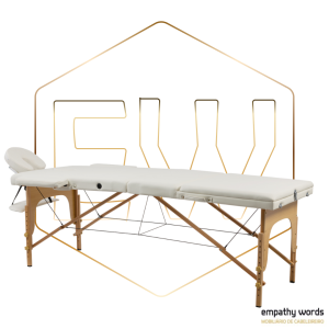 Mesa de massagem portátil de madeira (PVC) Ewwk-WKS020.A26 - Image 2