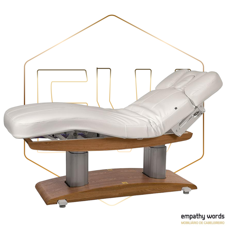 Marquesa de spa elétrica (PU. 4 motores) base marrom clara Ewwk-2259+.4.A26.LB