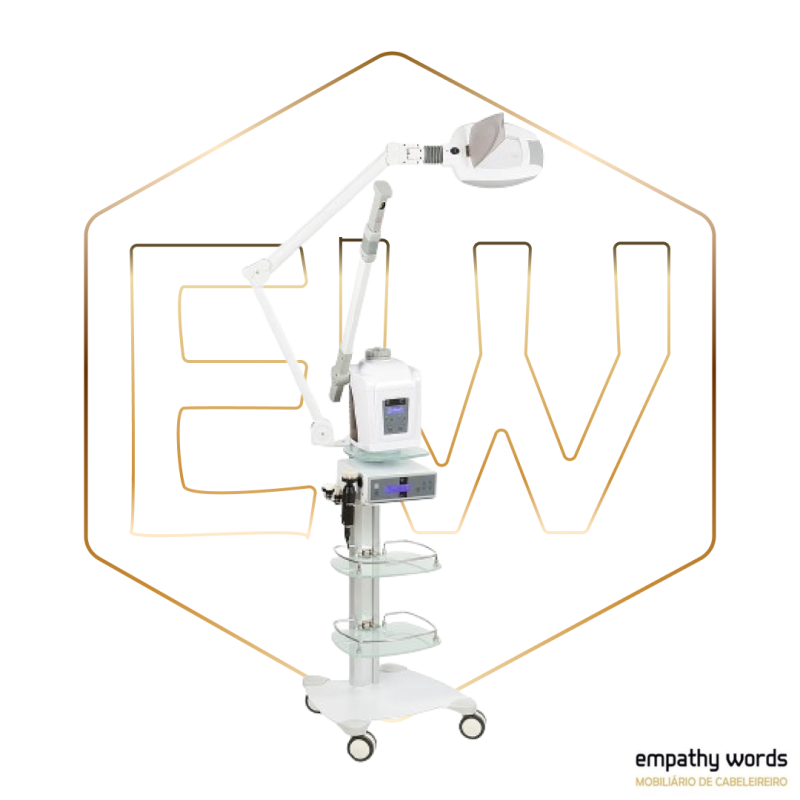 Vapor facial de luxo +carrinho +pincel Ewwk-F300E
