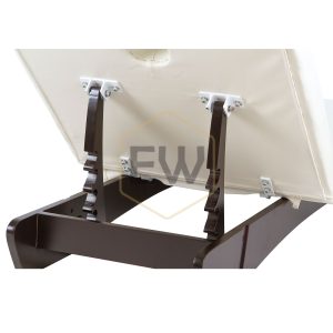 Marquesa de massagem de madeira marrom escuro (PVC) Ewwk-WKS002.A26 - Image 2