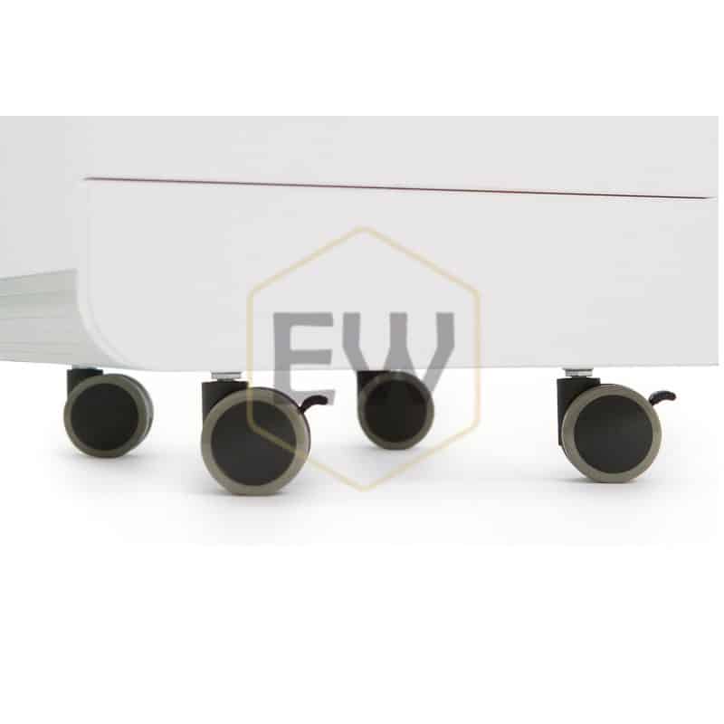 Glas Manicure Table com coleta de poeira Ewwk-WKM014 - Image 5