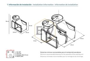 Rampa de Lavagem com levanta pés elétrico EWMI-B - Image 3