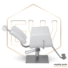 Cadeira de Maquilhagem Branca Ewcd-cd135p