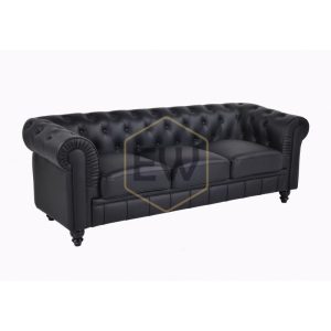 Sofá Preto 3 Lugares EWGS-209SCH3SV