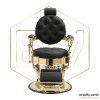 Cadeira de barbeiro dourada EWDU-MA-GB