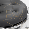 Cadeira de barbeiro cromada EWDU-MA-GG assento