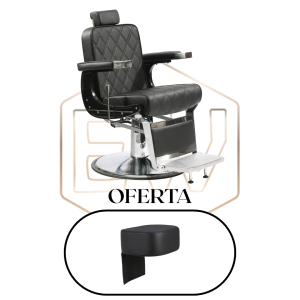 Cadeira de Barbeiro EWMI-AS + PUFF DE ELEVAÇÃO