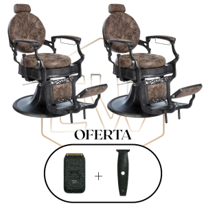 Cadeira de Barbeiro EWMI-CLBR-0104+Máquina Shaver EWMI-200 + MÁQUINA EWMI-130