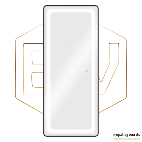 Espelho Preto com led EWWK-LB