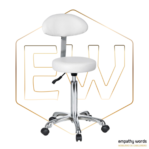 Banco Branco com encosto EWWK-FT+