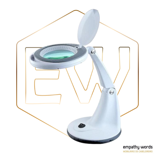 Lupa com luz de mesa EWWK-SC