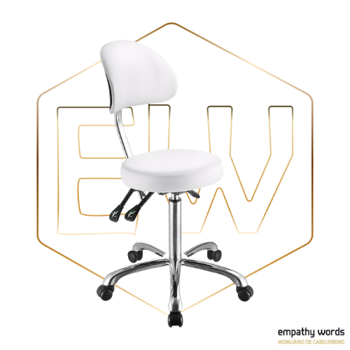 Banco Branco com encosto EWWK-CTB