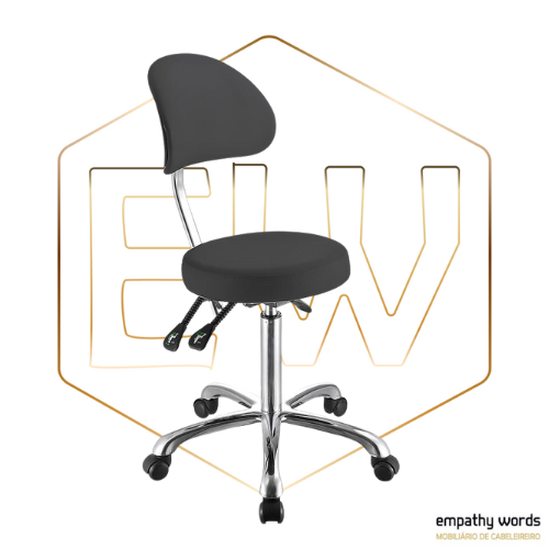 Banco Preto com encosto EWWK-CTP