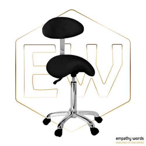 Banco Preto com encosto EWWK-OC+P