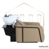Rampa de Lavagem com Massagem EWMI-HEBEM Bege