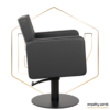 Cadeira de Cabeleireiro BLACK EWWK-FYBK
