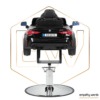 Cadeira de Barbeiro BMW para Criança EWAS-BM